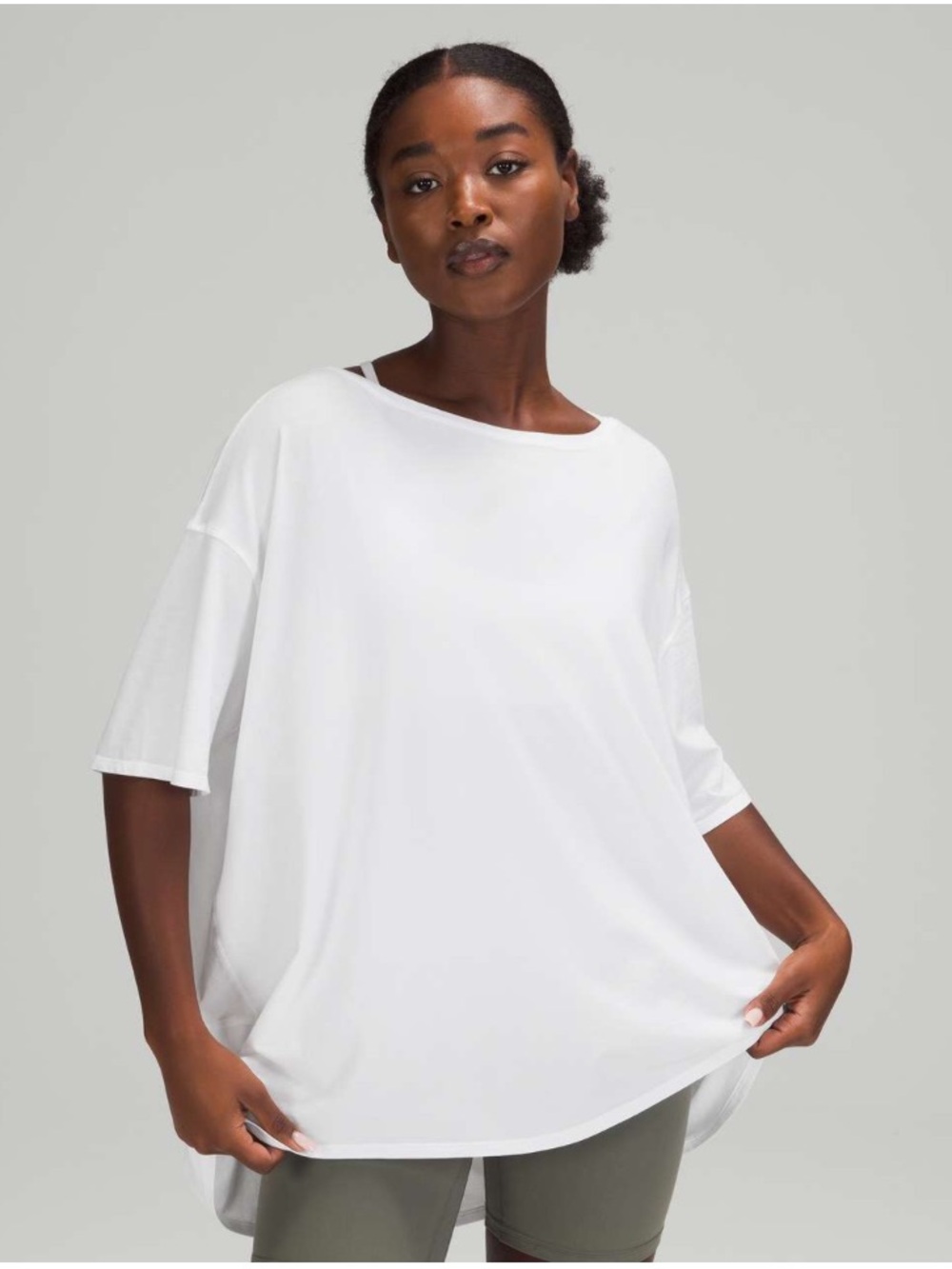 Lululemon Back in Action Short Sleeve Shirt Sz 10 - Picture 2 of 10